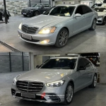 Обвес переделка для MERCEDES-BENZ W221 2006 - 2013 АПГРЕЙД ДО W223 2020 - 2024 Мерседес Бенц S класс