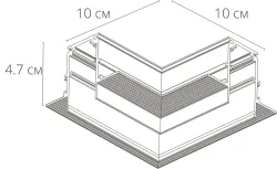 Коннектор угловой для магнитного шинопровода Arte Lamp LINEA-ACCESSORIES