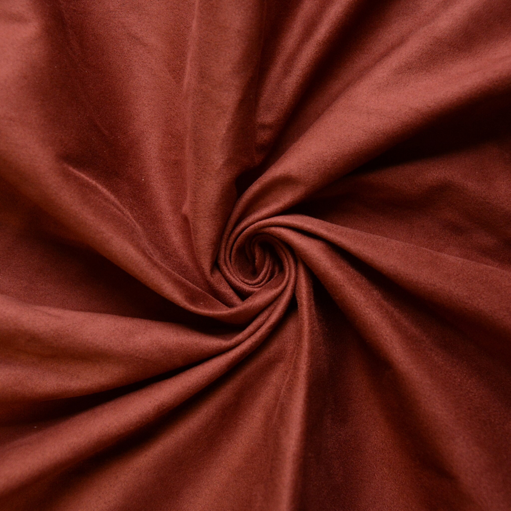 Искусственная замша Premium, двухсторонняя, цвет: терракотовый темный