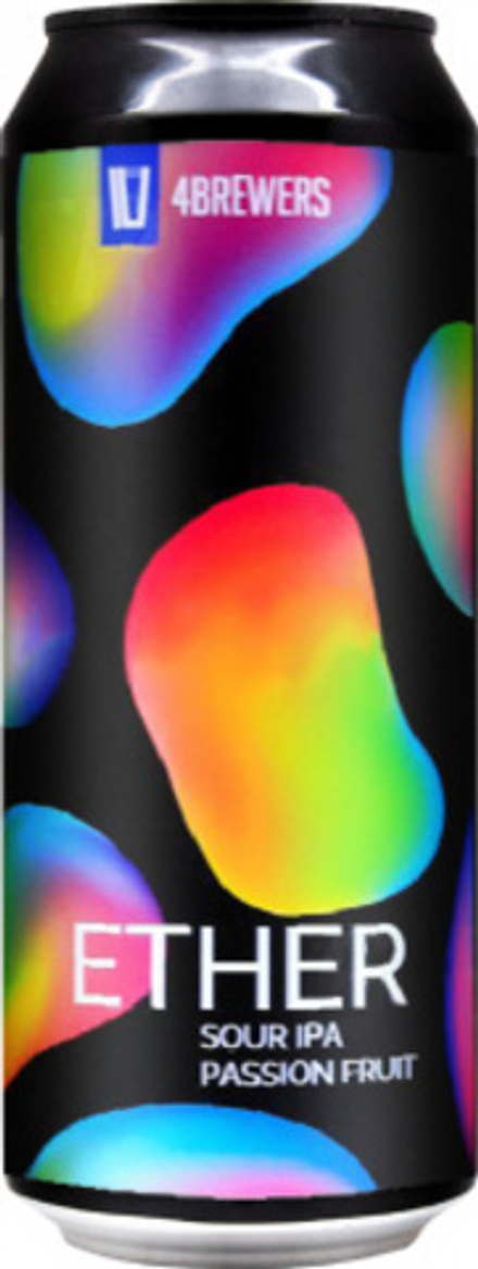 Пиво Четыре Пивовара Эфир Маракуйя / 4 Brewers Ether Passion Fruit 0.5 - банка
