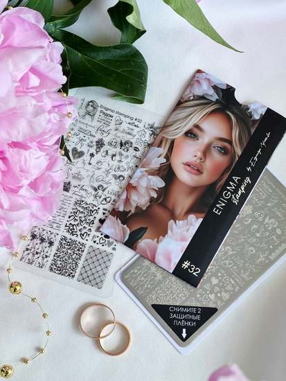 Пластина для стемпинга Enigma Stamping №032