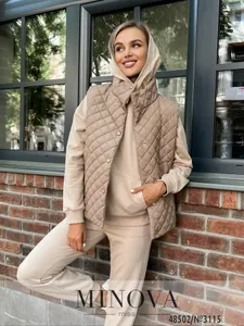 Жилет 3115-бежевый Minova