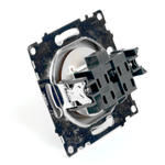 Розетка 1-местная б/з (механизм), STEKKER GLS10-7109-04, 250V, 10А с защитной шторкой, серия Катрин, шоколад 49025