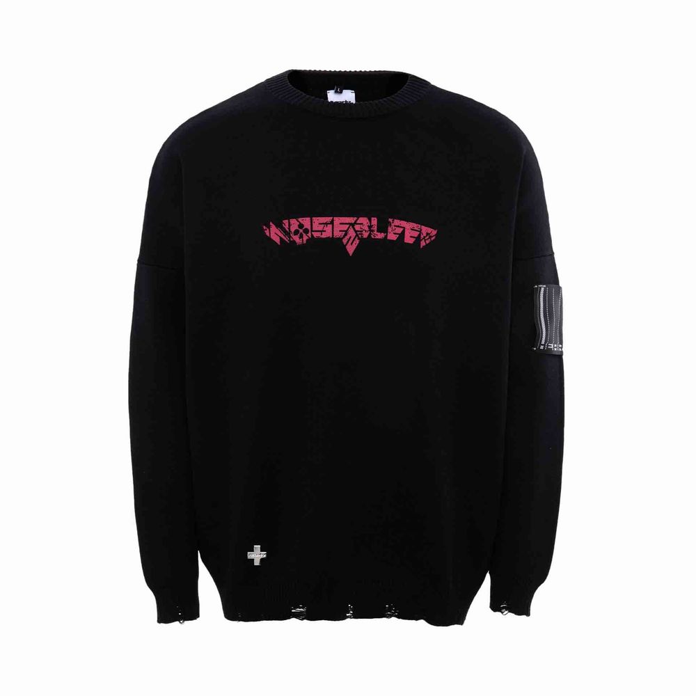 Свитер Heartz Double-Barreled Tour Decostructed черный