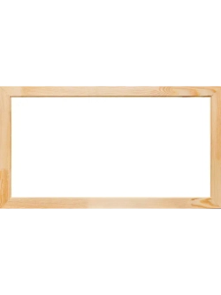 Деревянная рама 55x90 для картин на подрамнике сеч. 60x18