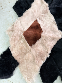 Покрывало меховое ковер из шкуры овчины