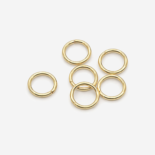 Колечки соединительные 8*1мм, позолота