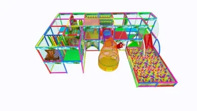Игровой лабиринт Пумба 8,5х6,1х2,5м