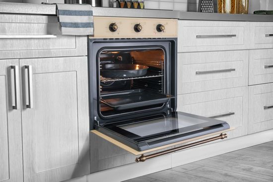 Электрический духовой шкаф RICCI REO-640BG ретро