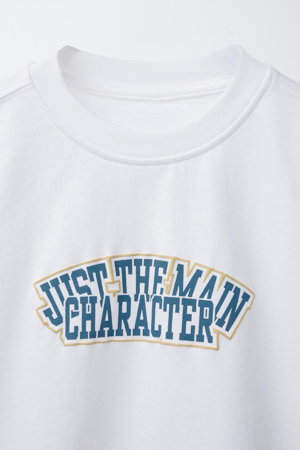 ZARA ФУТБОЛКА С НАДПИСЬЮ, ЭКРЮ