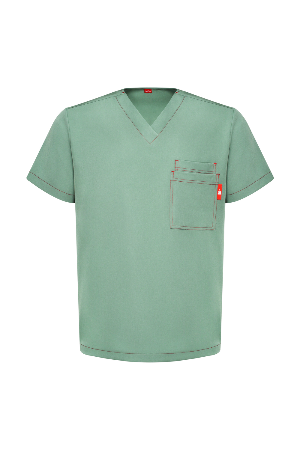 Топ медицинский мужской Гекай, шалфей