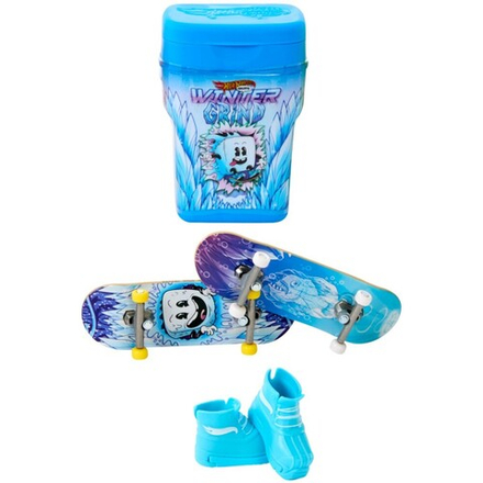 Hot Wheels Skate - Skatebox Winter Grind с двумя скейтбордами 2шт HVK77 / артикул   HTP10 HVK77  / GTIN 194735206711