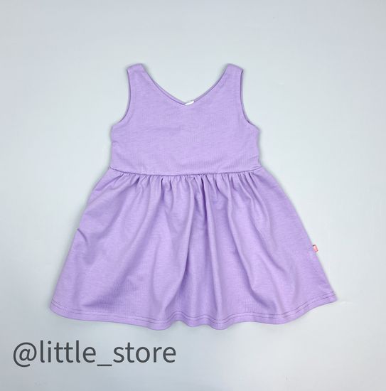 Платье хлопковое Лавандовое