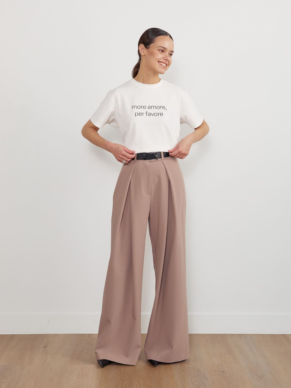 БРЮКИ «ICONIC» КАКАО