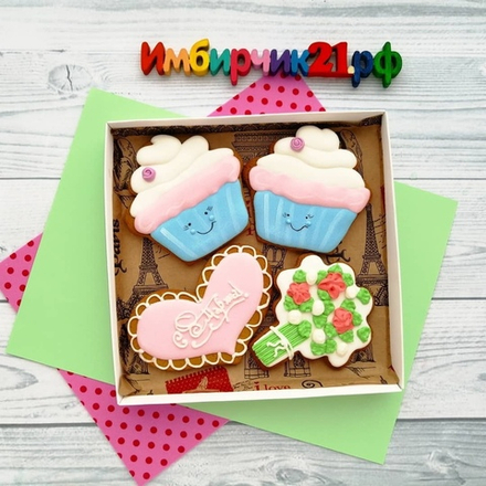 Имбирные пряники Любовь