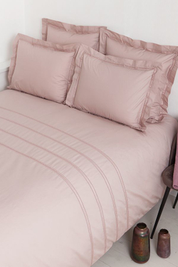 Наволочка 50х70 Bovi Акцент пудрово-розовый Португалия