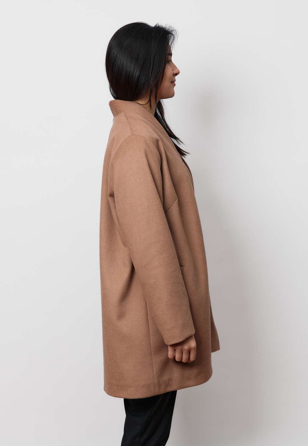 Шапан шерстяной на запах MURA SYZYGY CAMEL