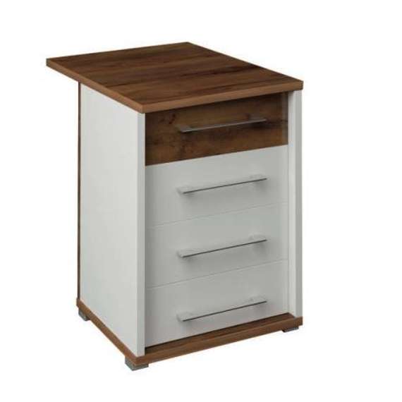 Тумба приставная (4 ящика) с торцевым топом 554*680*750