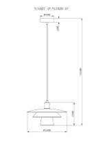 Светильник подвесной Moderli V11028-1P Sydney