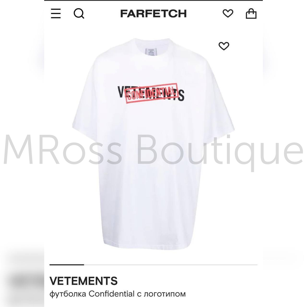 vetements футболка мужская купить