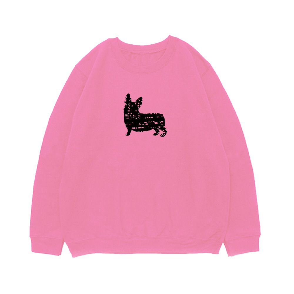 Свитшот "Корги - набросок"