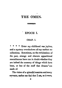 The omen by J. Galt. | Galt John