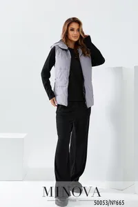 Жилет 665-серый Minova