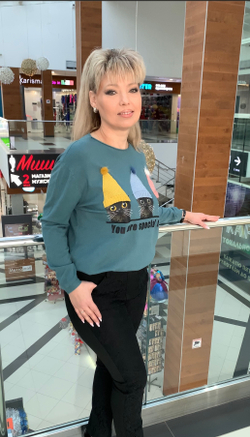 Черные комбинированные французские брюки стрейчевые