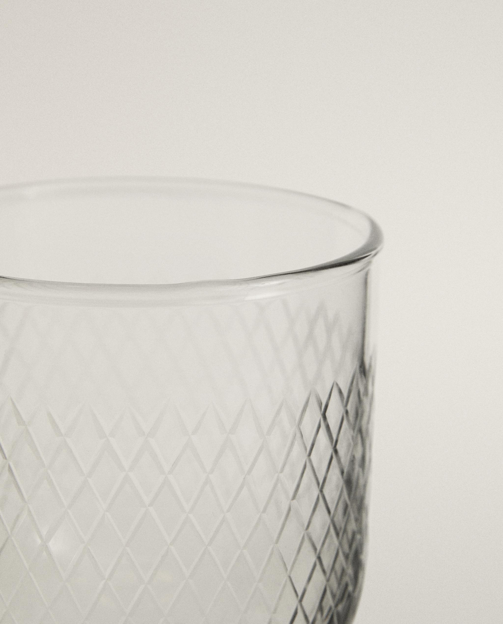 Zara Home бокал из стекла, цвет прозрачный, 11 см