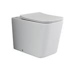 Напольный приставной унитаз Cubic Rimless