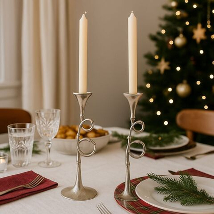 Подсвечник Evoca платина, 41 см L'objet