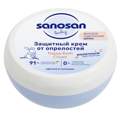 Защитный крем от опрелостей Sanosan (RUS) 150 мл