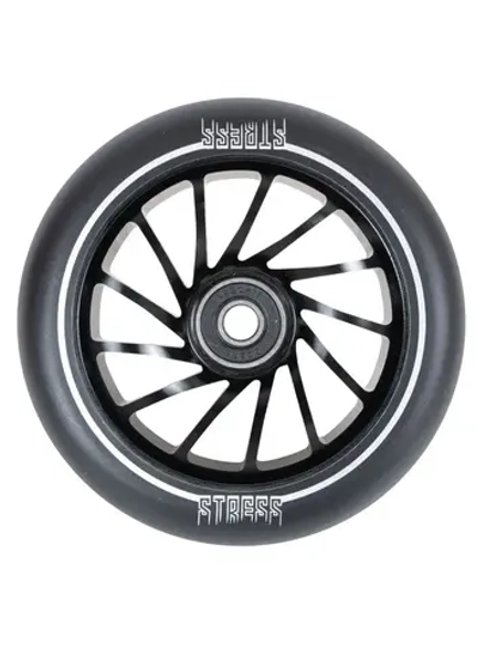 Комплект колёс TechTeam 110*24мм, Stress, black