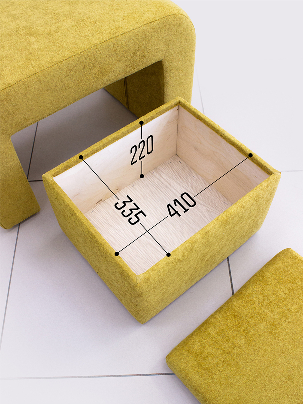 Набор пуфов 3в1 "Скобка"