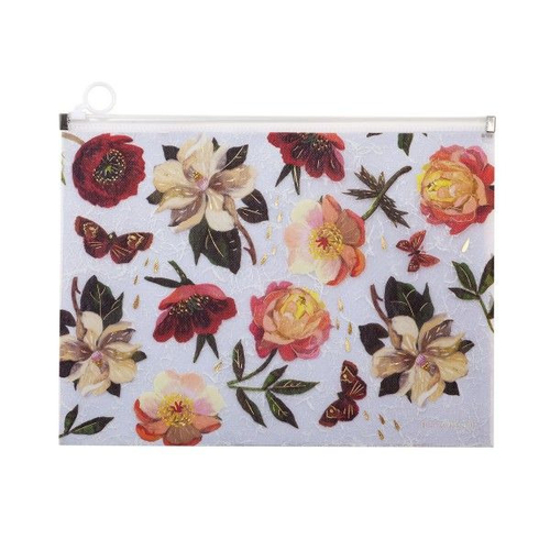 Папка для тетрадей 37*27 см на молнии БРУНО ВИСКОНТИ Пионы (14-037/12)