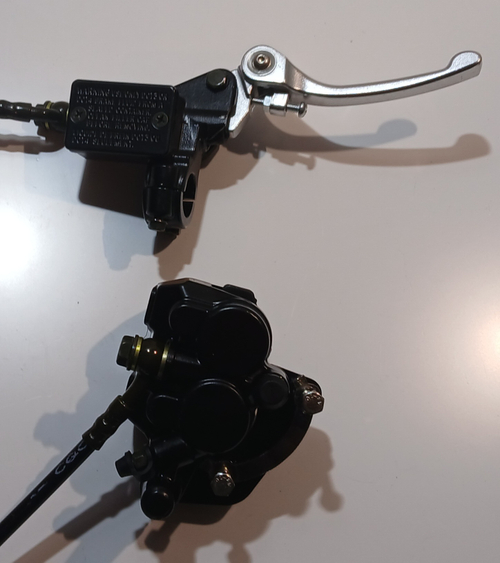 Гидравлические тормоза передние Питбайк Аpex 125E (2024г.)