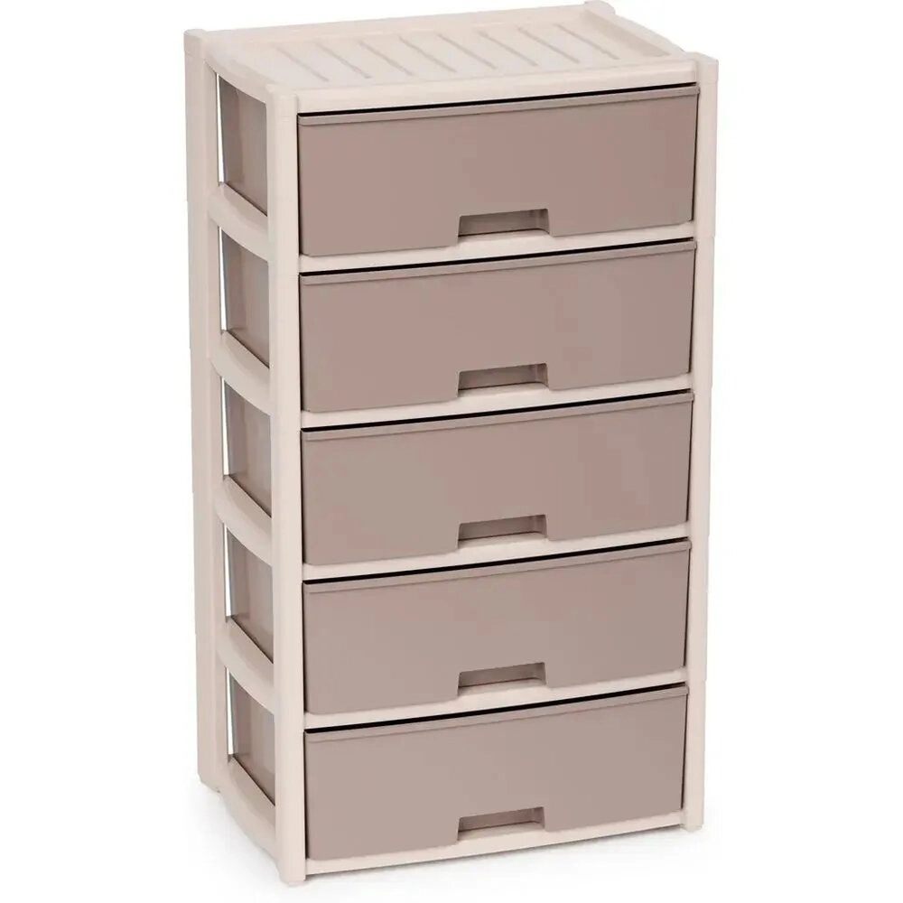 Комод "Колорит" 5-ти секцион. широкий (бежевый)