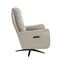 Поворотное кресло-реклайнер 5114/KM-A6010-M565 серое кожаное