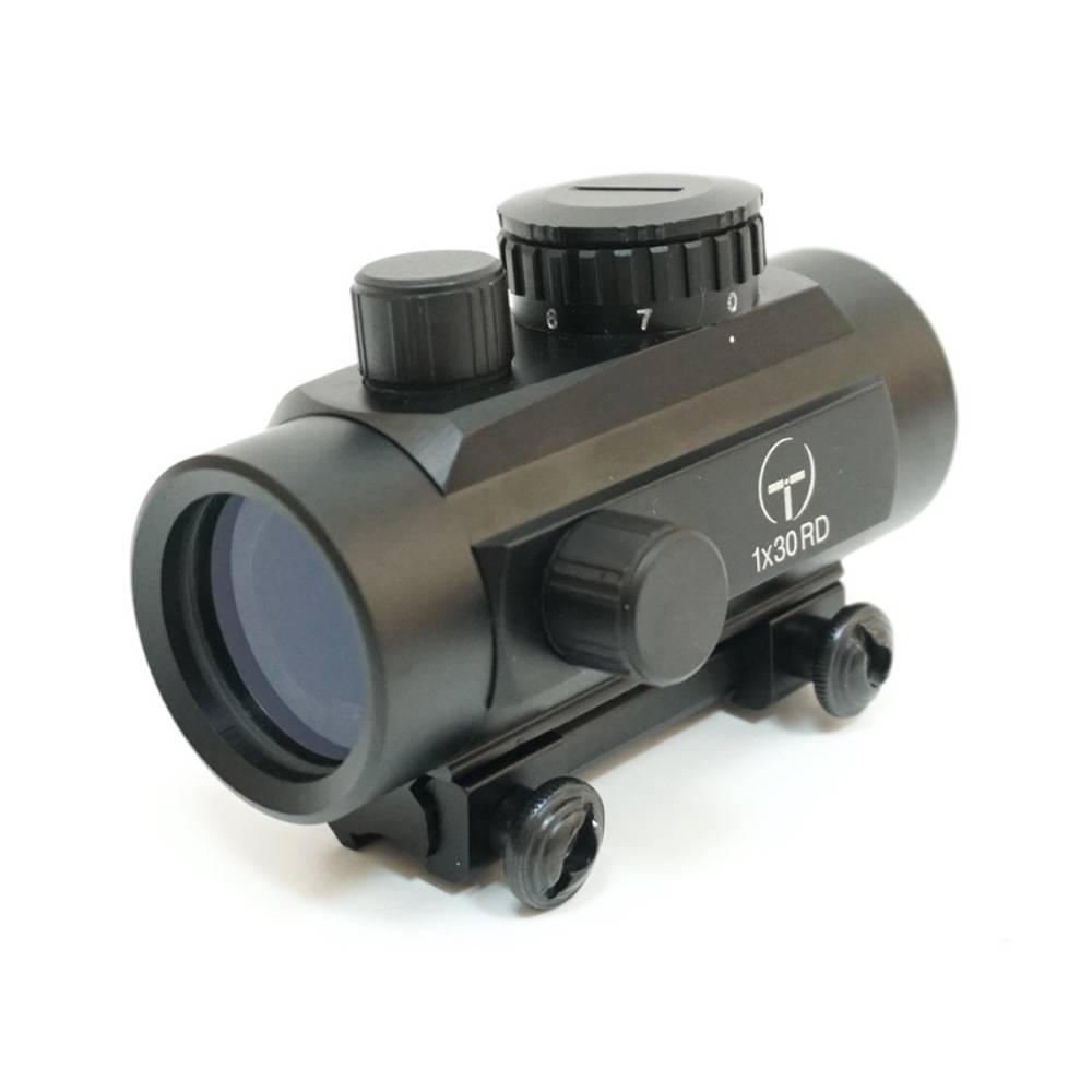 Коллиматорный прицел Тarget Optic 1х30 (закрытый, 1х, 2 МОА, точка красаня, ласточкин хвост)