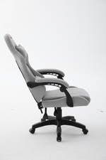 Кресло спортивное TopChairs Druid серый ткань