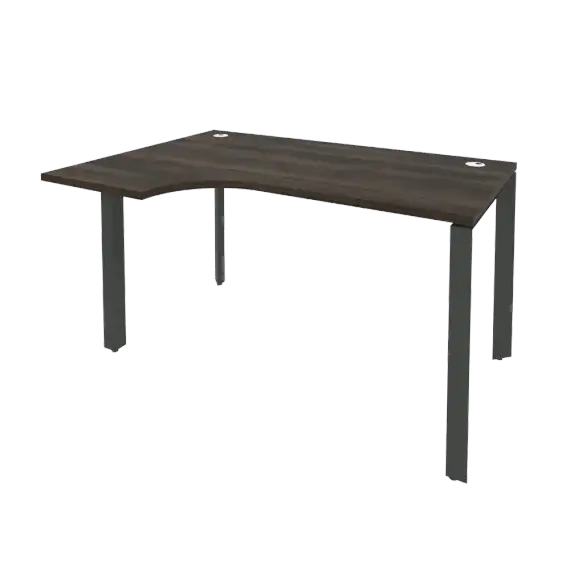 Onix Стол эргономичный левый на П-образном м/к O.MP-SA-2 (L) 1380*980*750 (720/460)