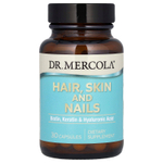 Dr. Mercola, Волосы, кожа и ногти, 30 капсул