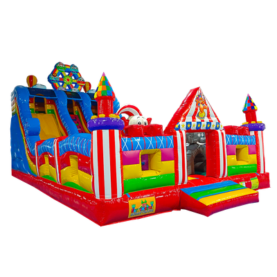 Коммерческий надувной батут «Парк развлечений 2» 12*6*7 м