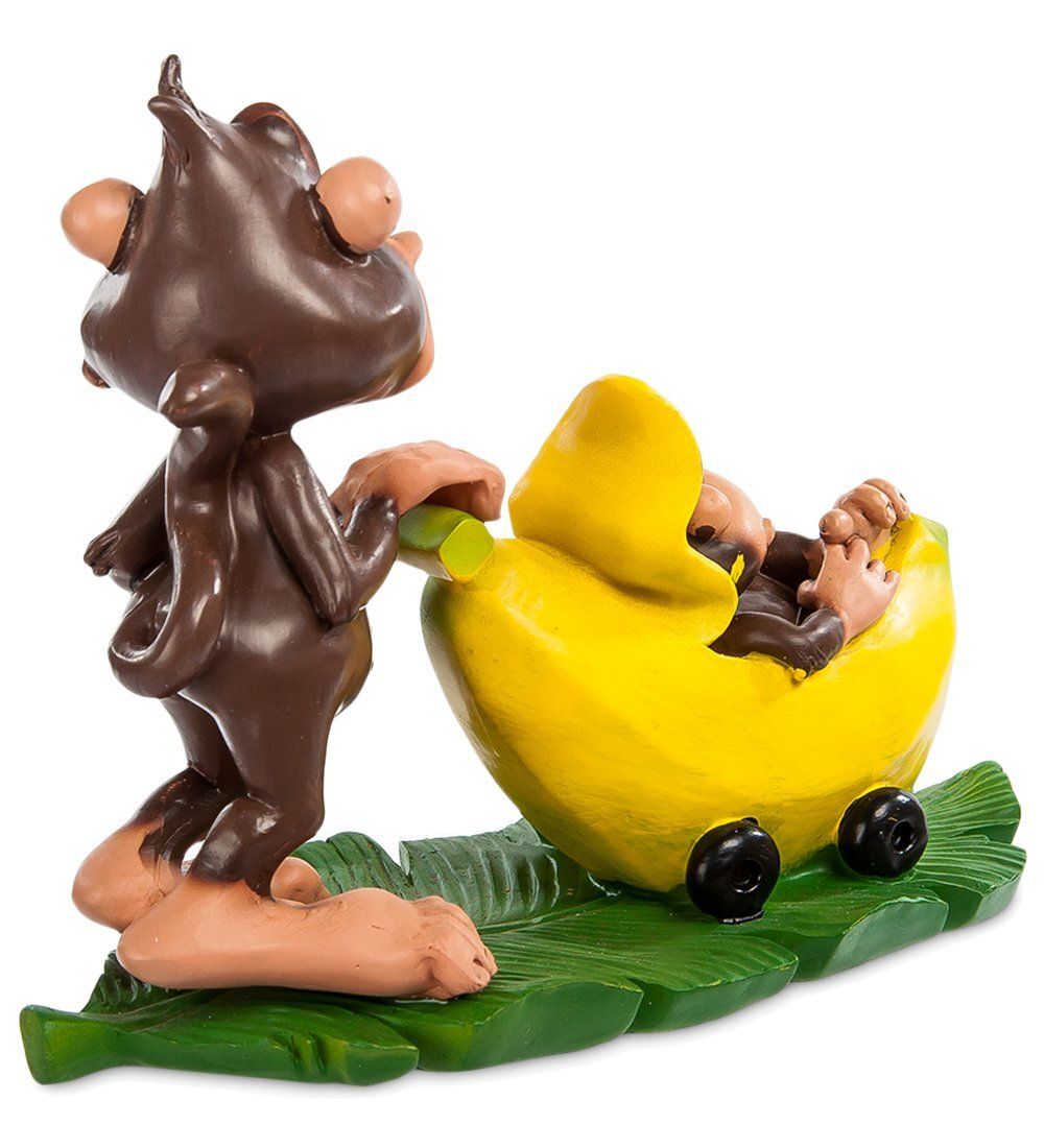 RV-488 Фигурка Обезьяна с детенышем «Муси-пуси» (W.Stratford)