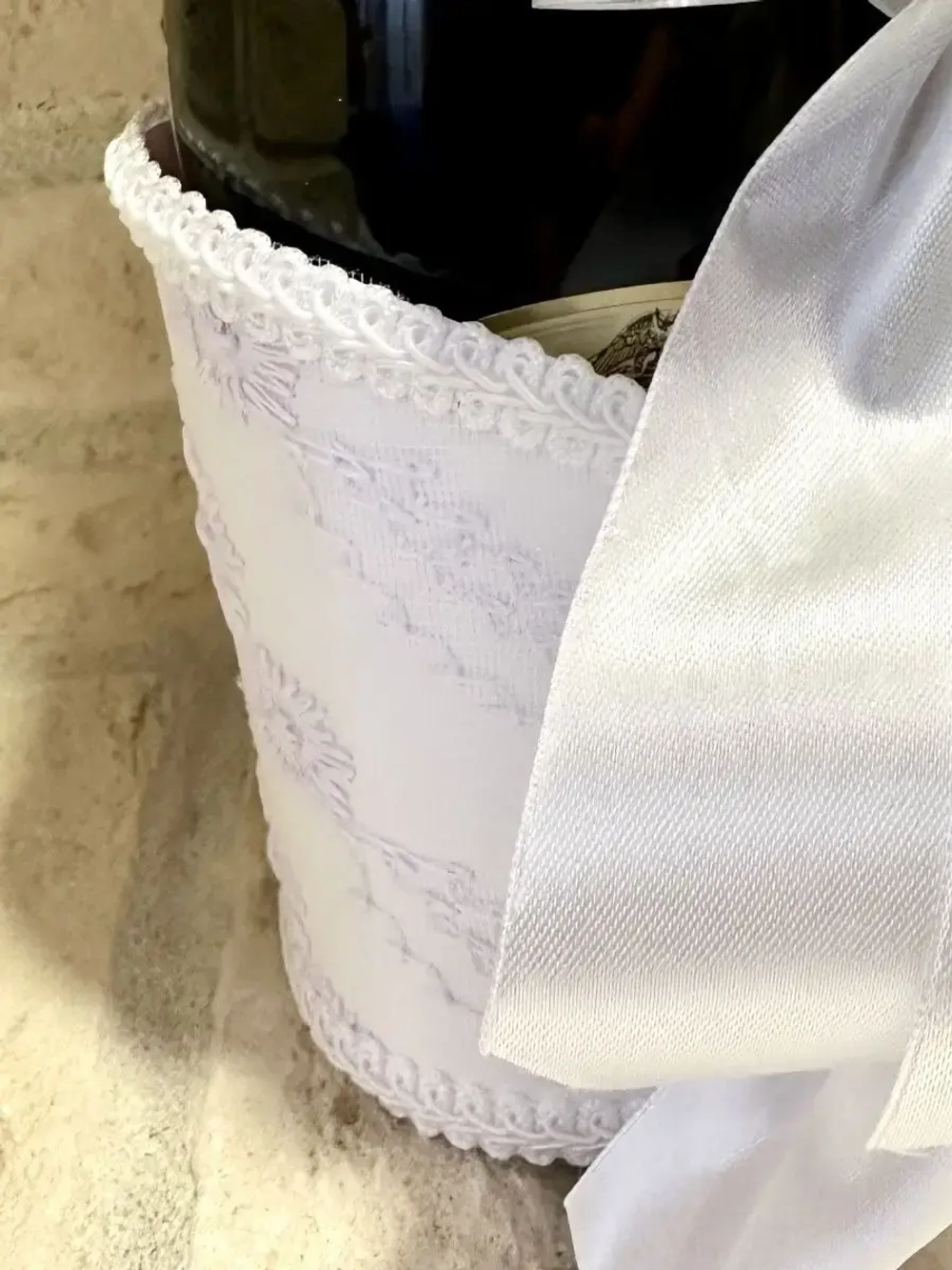 Украшение на шампанское