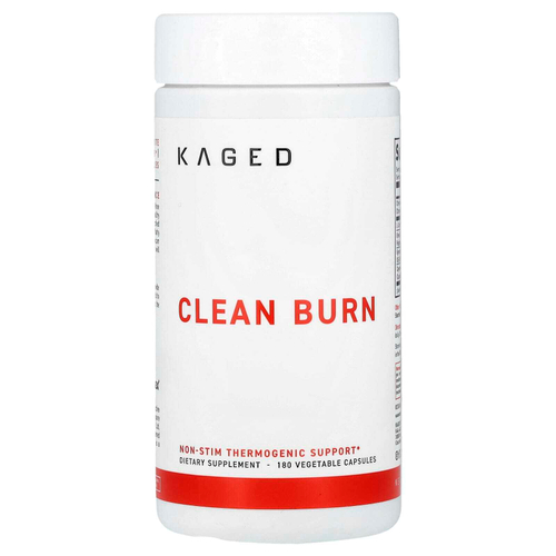 Kaged, Clean Burn, 180 растительных капсул