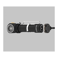 Налобный фонарь Armytek Wizard C2 Magnet USB — удобная оптическая система с широким углом засветки (70°/120°).