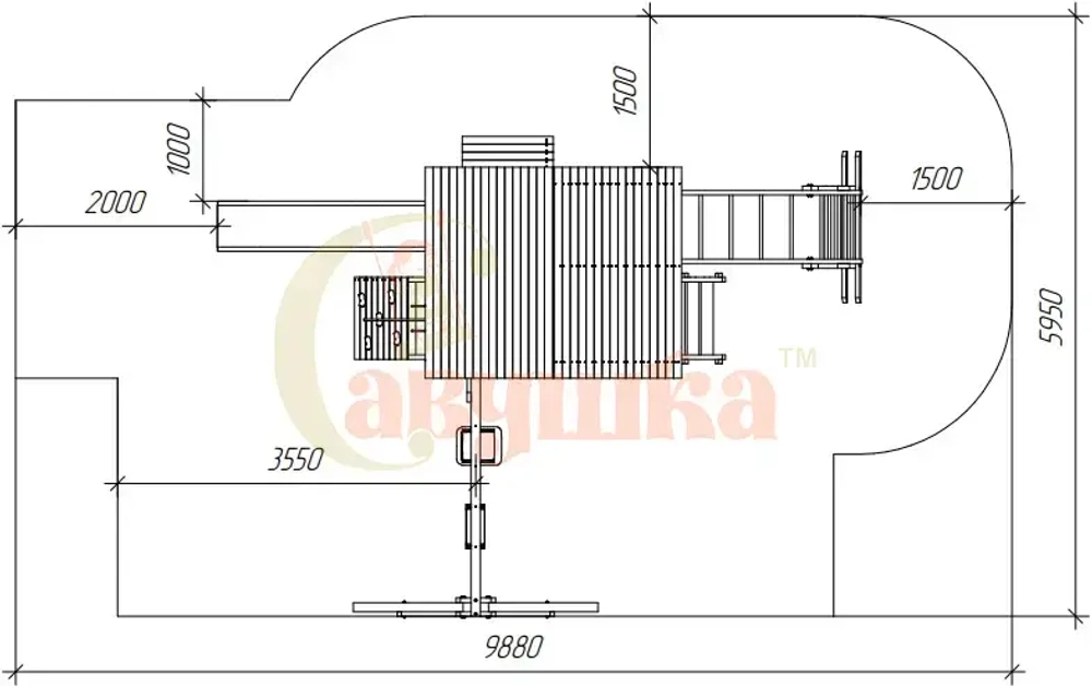 Детский игровой домик Савушка PlayHouse-1