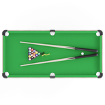 Бильярдный стол DFC 54" 135 x 65 см зеленый