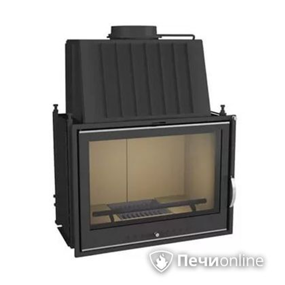 Каминная топка Мета Эльба Аква 700 Ш с подставкой и шибером сталь